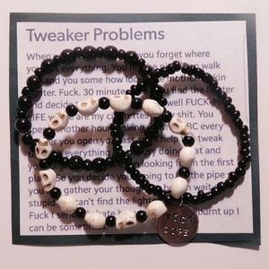 Tweaker Probelems/F***Dope Bracelet Set